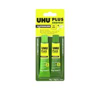 Colla bicomponente Plus 90 min - 30ml (2x15ml) - trasparente - UHU Quantita min. 1