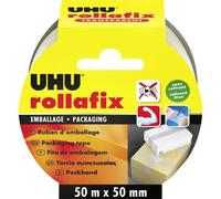 UHU 36985 rollafix Nastro per imballaggio universale Trasparente (L x L) 50 m