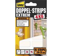 UHU 45450 45450 Strisce adesive su due lati UHU® Bianco (L x L) 31 mm x 26 mm