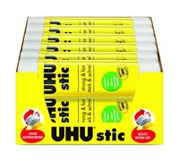 Uhu 45621 Stic Colla Stick Festa Lavabile Non Tossico 40 G, 12 Pezzi