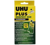 COLLA UHU plus XXL - 2 componenti adesivo epossidico universale 163g Made in Ger