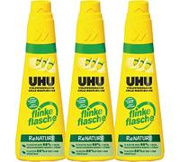 Uhu 46541 - Colla multiuso, 3 tubetti da 100g