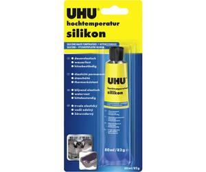 UHU 46735 Colla siliconica Colore Nero 80 ml