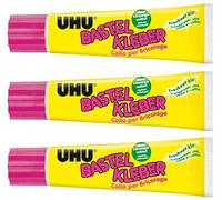 UHU 47735 - Colla per bricolage, tubetto da 90 g (90 g, colla per bricolage, 3 tubi)