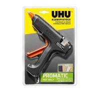 Uhu 48380 - Pistola di colla a caldo sciogliere promatic, tra cui 3 cartucce