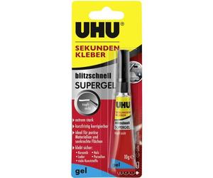 UHU 48720 Adesivo multiuso blitzschnell Supergel 10 g