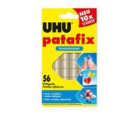 Uhu Patafix 48815 Double-Sided Adhesive Pads Transparent