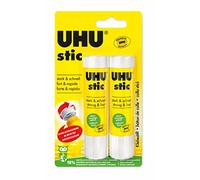 UHU 52190 - Stick di colla, 21 g, 2 pezzi