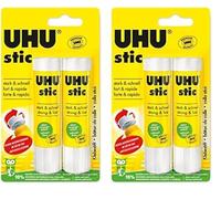 UHU 52190 - Stick di colla, 21 g, 2 pezzi (Confezione da 2)