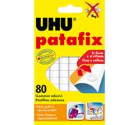 Supporti in gomma adesiva UHU Patafix - bianco - UHU - conf 80 pezzi