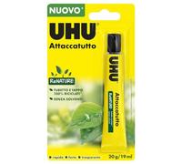 UHU - 34301 - Colla attaccatutto senza solventi - 20 ml - in blister - UHU - 95035 - Conf. da 1 Pz. - 34301