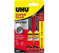 UHU Colla Super Multiuso Adesivo - Plastica, Metallo, Gomma, Legno - Trasparente
