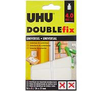 Uhu Doublefix ultra forte universale in pastiglie adesive, resistenza a 4 kg, 16 pastiglie