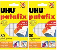 UHU Patafix Bianco 80 Gommini (Confezione da 2)