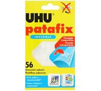 Supporti in gomma adesiva UHU Patafix - invisibile - UHU - conf. 56 pezzi