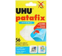 Supporti in gomma adesiva UHU Patafix - invisibile - UHU - conf. 56 pezzi
