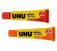 UHU® plus - Colla in Resina Epossidica per Legno a due componenti, immediatamente resistente, contenuto 35 g