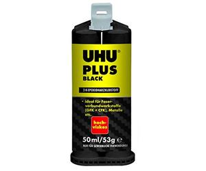 UHU Plus nero Hochviskos Zwei-Komponentenkleber 45685 50 ml