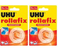 UHU rollafix trasparente ricarica 25mt bl. (Confezione da 2)