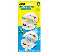 UHU Rulli correttori mini - Nastro correttore rapido, pulito e preciso, bianco, confezione da 4 da 6 m x 5 mm