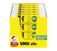UHU Stic 45187 - Colla stick di colla resistente, lavabile, atossica, 8,2 g, confezione da 24