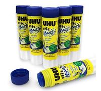 UHU Stic Magic, colla in stick - Confezione di 6 - 8,2 g - senza solventi - 3000688