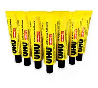 UHU Tutti Scopo Adesivo Gel Extra Colla - 31ml - Confezione Di 10 Tubetti