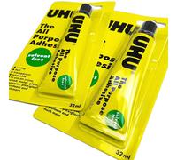 UHU Tutti Scopo Adesivo Solvente Gratis 32ml - Varie Confezione Taglie Buy 4 Pay