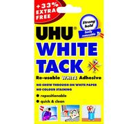 Uhu White Tack 62G 33Pc Ex Free Pk12 NUOVO