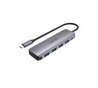 Unitek Hub Usb Unitek P5+ Grigio T_0301_S9123918 Informatica