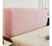 UHVUJDUI Copritestata Copertura/Copri Testiere Letto Matrimoniale/Singolo/una Piazza E Mezza Universale,jacquard Morbido Tessuto Elasticizzato Protezione A Tinta Unita(10#,140cm)