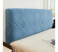 UHVUJDUI Copritestata Copertura/Copri Testiere Letto Matrimoniale/Singolo/una Piazza E Mezza Universale,jacquard Morbido Tessuto Elasticizzato Protezione A Tinta Unita(3#,120cm)