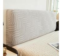 UHVUJDUI Copritestata Copertura/Copri Testiere Letto Matrimoniale/Singolo/una Piazza E Mezza Universale,jacquard Morbido Tessuto Elasticizzato Protezione A Tinta Unita(7#,190cm)