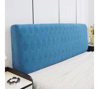 UHVUJDUI Copritestiera/Copertura Testiera Letto Matrimoniale, Copri Testata Letto Elastica,Stampa,Tinta Unita,Morbida,per Camera Da Letto, Testa Imbottita(D,180cm)
