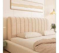 UHVUJDUI Velluto Copri Testiera Letto Matrimoniale/Singolo/Una Piazza E Mezza Imbottita Elasticizzato Universale CoperturaTestiera Letto Per Ferro Battuto/Legno/Pelle Testiera Letto(Brown,190cm)