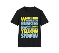 UHYft66AWZ Frank Zappa, Yellow Snow T-ShirtBlack S