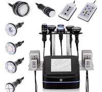 UIBAO Macchina per Cavitazione RF 40k 7 in 1, Massaggiatore per Il Lifting della Pelle per Braccia, Vita, Cosce, Fianchi, Gambe E Glutei, Uso Domestico in Un Centro Estetico