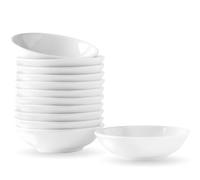 UIBFCWN Set di 12 Ciotole per Salsa di Soia, 7,6cm Ciotole Aperitivo, Piatti per Salsa, Mini Ciotole per Sushi, Riutilizzabile Mini Ciotole Piccole Ciotole per Salse, Intingoli, Spezie