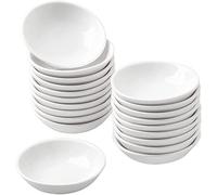 UIBFCWN Set di 20 Ciotole per Salsa di Soia, 7,6cm Ciotole Aperitivo, Piatto per Salsa, Intingoli, Spezie, Marmellata, Piatto per Salsa Di Soia Da Immersione - 35ML