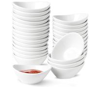 UIBFCWN Set di 30 Ciotole per Salsa di Soia, 50ml Ciotole Aperitivo, Piatto per Salsa Di Soia Da Immersione, Piattino per Salse, Intingoli, Spezie, Marmellata, Riutilizzabile