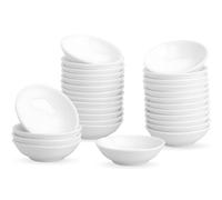 UIBFCWN Set di 30 Ciotole per Salsa di Soia, 7,6cm Ciotole Aperitivo, Piatto per Salsa, Intingoli, Spezie, Marmellata, Piatto per Salsa Di Soia Da Immersione - 35ML