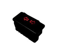 UIBHGVFG Pulsantiera Finestra Interruttore alzacristalli Elettrico per Auto DC12V/24V 5 Pin Interruttore alzacristalli Automatico 20A Pulsante per Veicolo con Luce Blu/Rossa Pulsantiera Alzavetro