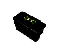 UIBHGVFG Pulsantiera Finestra Interruttore alzacristalli Elettrico per Auto DC12V/24V 5 Pin Interruttore alzacristalli Automatico 20A Pulsante per Veicolo con Luce Blu/Rossa Pulsantiera Alzavetro