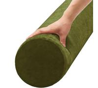 UICMNSI Ciniglia Cuscino Rotondo Cilindrico, Cuscino a Rullo Lungo Cervicale Supporto Lombare, Cuscino Cilindrico con Fodera Rimovibile for Letto Sedia Auto Divano(9,20x160cm/8x63in)
