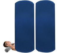 UICMNSI Confezione da 2 Velluto Federe Morbide for Cuscino Cervicale con Cerniera - Copricuscino Lavabile for Cuscino Rotondo, Cilindrico o a Rotolo(@4,20x80cm/8x31in)