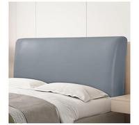 UICMNSI Coperchio di Testa del Letto in Pelle, Coperchio Protettivo Impermeabile for la Polvere for Super King/Letto Matrimoniale, Coperchio dello Schienale Allungato(Gray-blue,120-140cm/47-55in)