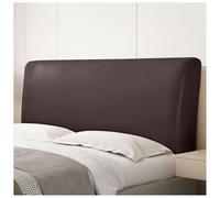 UICMNSI Coperchio di Testa del Letto in Pelle, Coperchio Protettivo Impermeabile for la Polvere for Super King/Letto Matrimoniale, Coperchio dello Schienale Allungato(Brown,200-220cm/78-86in)