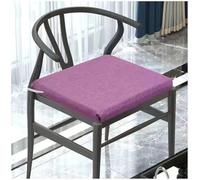 UICMNSI Cuscini for Sedia da Cucina/Pranzo, con Lacci Cuscino Confortevole Resistente in Lino, Antisc for Patio/bistrot/terrazza/cucina/ufficio/sala da Pranzo(09,40x4cm/16x1.6in)