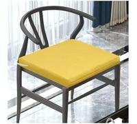 UICMNSI Cuscini for Sedia da Cucina/Pranzo, con Lacci Cuscino Confortevole Resistente in Lino, Antisc for Patio/bistrot/terrazza/cucina/ufficio/sala da Pranzo(01,45x5cm/18x2in)