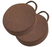 UICMNSI Set da 2 Cuscini Rotondi for Sedie con Maniglia, Diametro 30/35/40cm Cuscini for Pavimento Antiscivolo for Sedie da Pranzo,Esterno, Giardino, Cucina, Ufficio, Soggiorno(3,45x8cm/18c3in)
